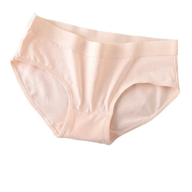 Breathable Womens Cotton Panties Nude Soft Comfortable Mid Rise Wide 2116