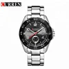 CURREN 8113 Luxury Men Fashion Design Full Stainless Steel Cheap Wrist Watch