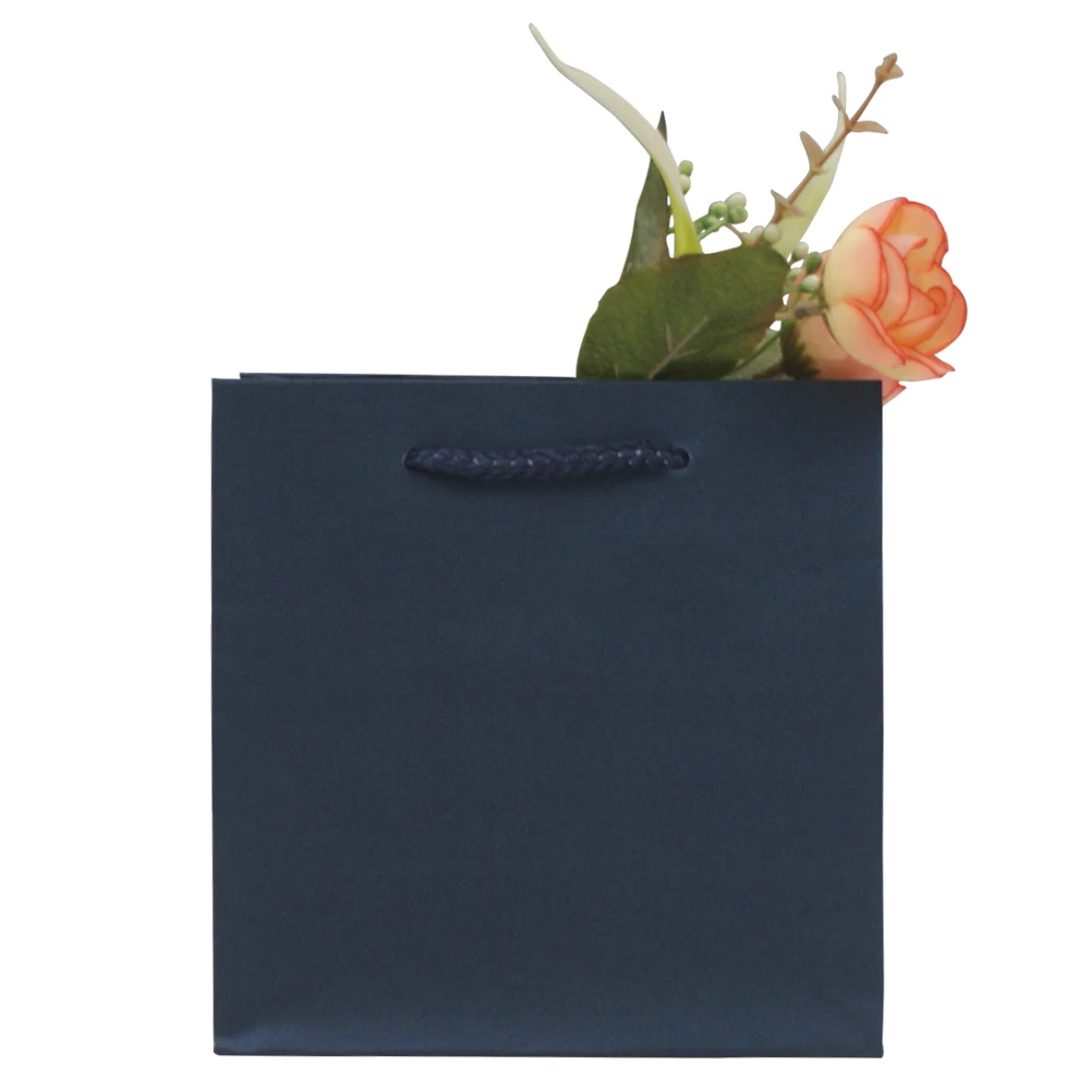 Excellent quality custom kraft paper shopping bag with handles kraft paper packaging bag