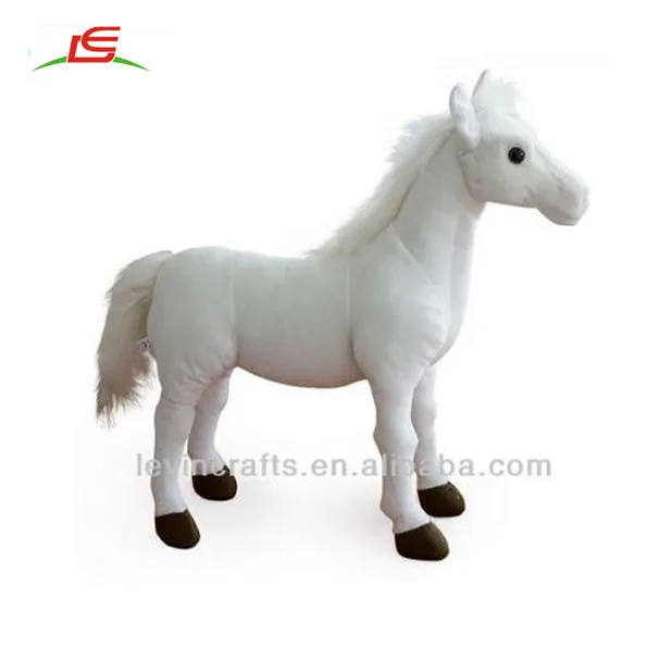 white horse stuffed animal