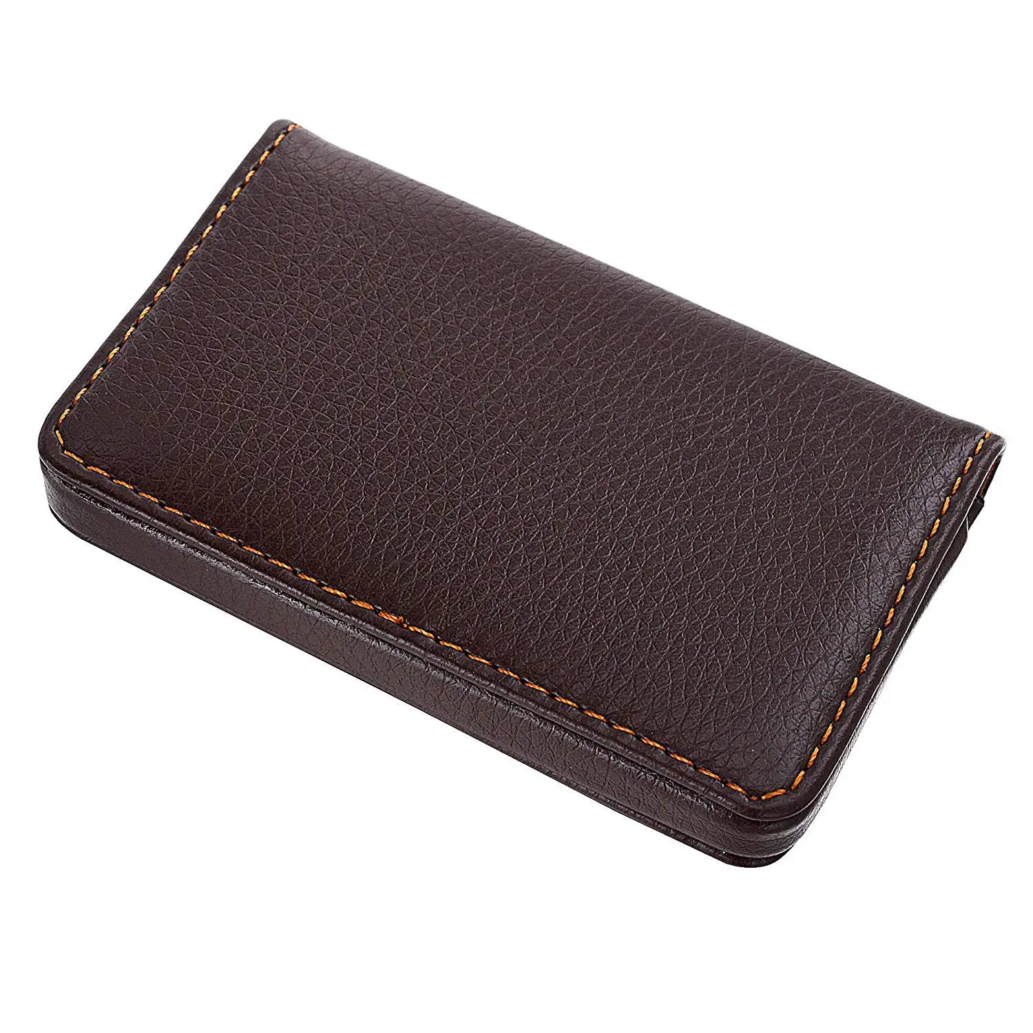 Holds Bolier Leather Business Card Holder Business Card Case With Magnetic Shut 