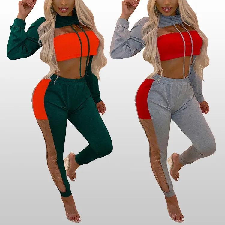 cropped sweatsuit set