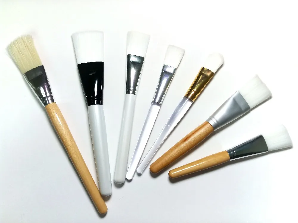 Wholesale Price Mini Face Mask Applicator Brush Facial Flat Mask Brush