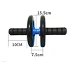 Dual Wheel Exercise Workout Plastic Abdominal 4 Roller ABS AB