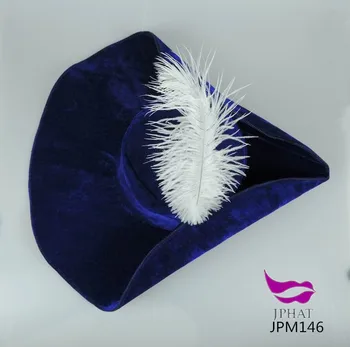 blue pirate hat