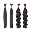 BBOSS Unprocessed afro kinky human hair bulk,wholesale brazilian bulk hair for wig making,granny human hair