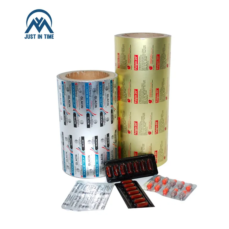 Source aluminium foil printing for medicine wrapping blister medical packing pill blister packs
