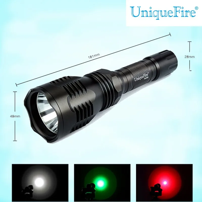 Uniquefire Hunting Long Distance Military Light Red Led Flashlight ...