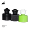 Non spill dishwashing liquid bottle plastic cap push pull cap