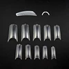 fashionable popular Clear smile line C Curve nail tip french full cover Artificial tips
