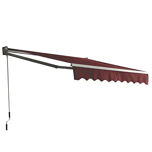Patio Side Awning Retractable Aluminum Patio Deck Awning Cover,Canopy