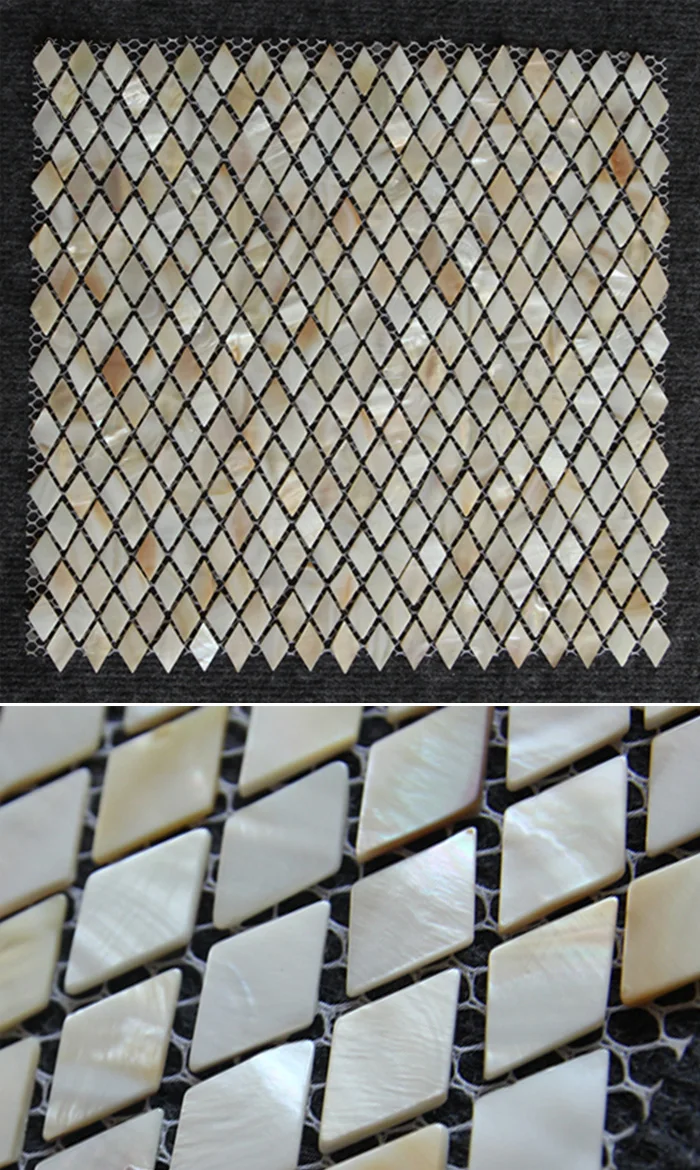 mother of pearl backsplash seashell floor tile