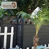 wpc factory fencing panels whole production line outdoor stockade wood courtyard fence with aluminum post