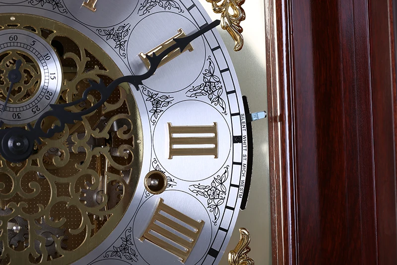 Living Room Ambila Grandfather Clock Mechanism Antique Cabledriven