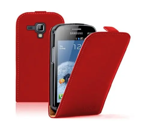 Newest For Samsung Galaxy S Duos 2 GT-S7582 Ultra Slim Leather Flip Case lowest price
