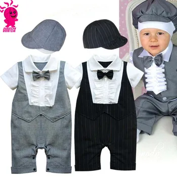 Lacivert Erkek Bebek Smokin Tulum Beyefendi Giyisi Bebek Bowties Bebek Giysileri 100 Pamuk Baby Boy Tuxedo Romper Tuxedo Rompersbaby Clothes Aliexpress