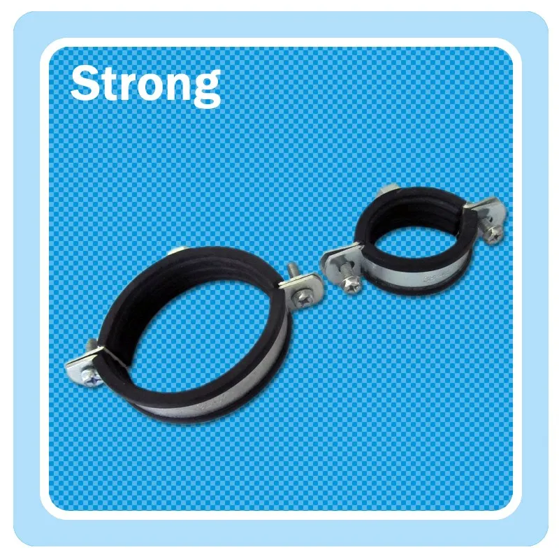 Oem Rubber Lined Hose Clamps With Stainless Steel And Epdm Used For Air