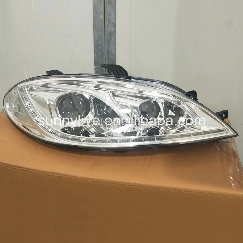 For Excelle Nubira Forenza LED Head Light For Buick 2002-2010 Silver Housing WH