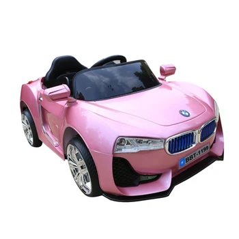 pink bmw electric car