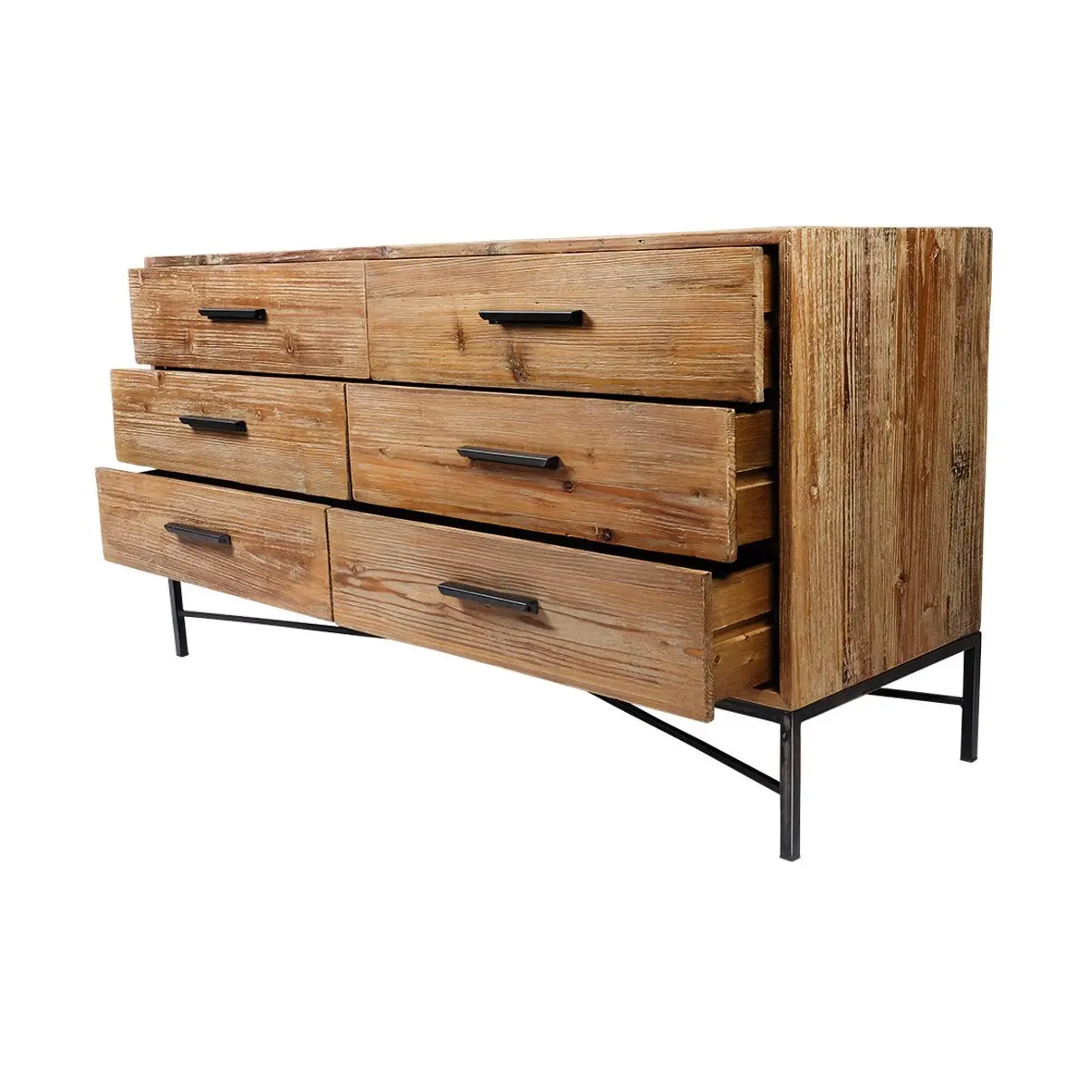 Buy Angora Reclaimed Wood 6 Drawer Dresser In Cheap Price On