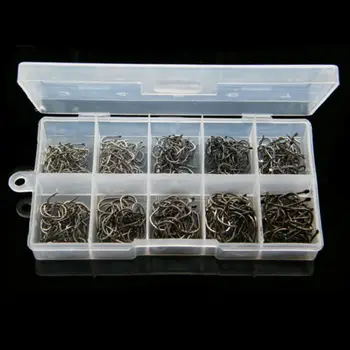assorted fishing hooks