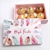 Custom printing different sizes red baking product packaging box