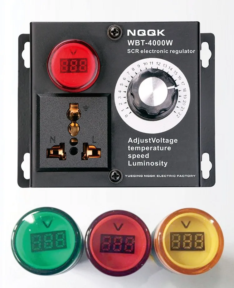 4000w Scr Super Power Digital Electronic Regulator Voltage Regulator