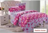colourful small flowers patchwork printed quilt