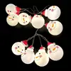 Wholesale LED Christmas Snowman Head Decorative Light String