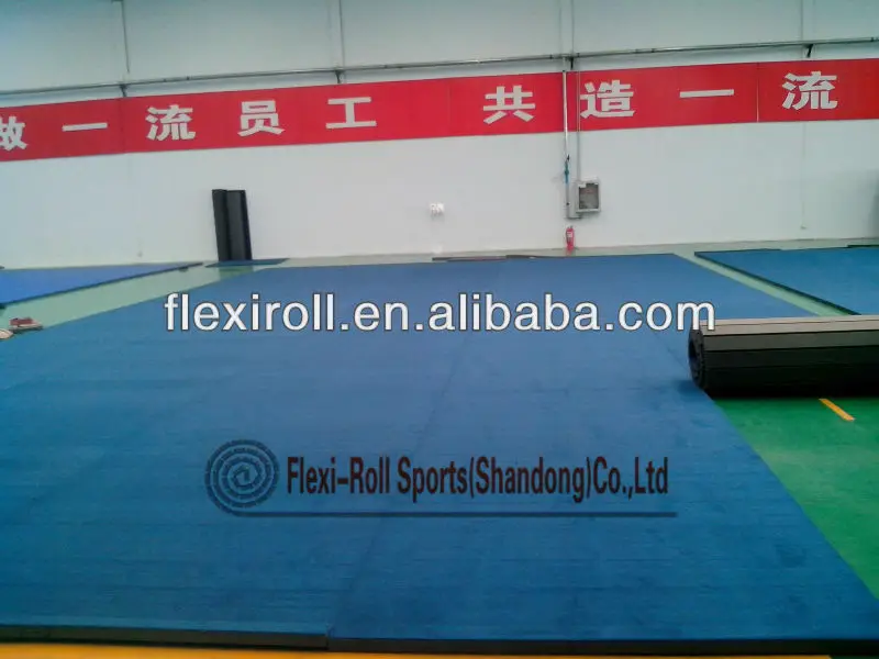 Hot sale flexi roll cheer mat foam cheerleading floor