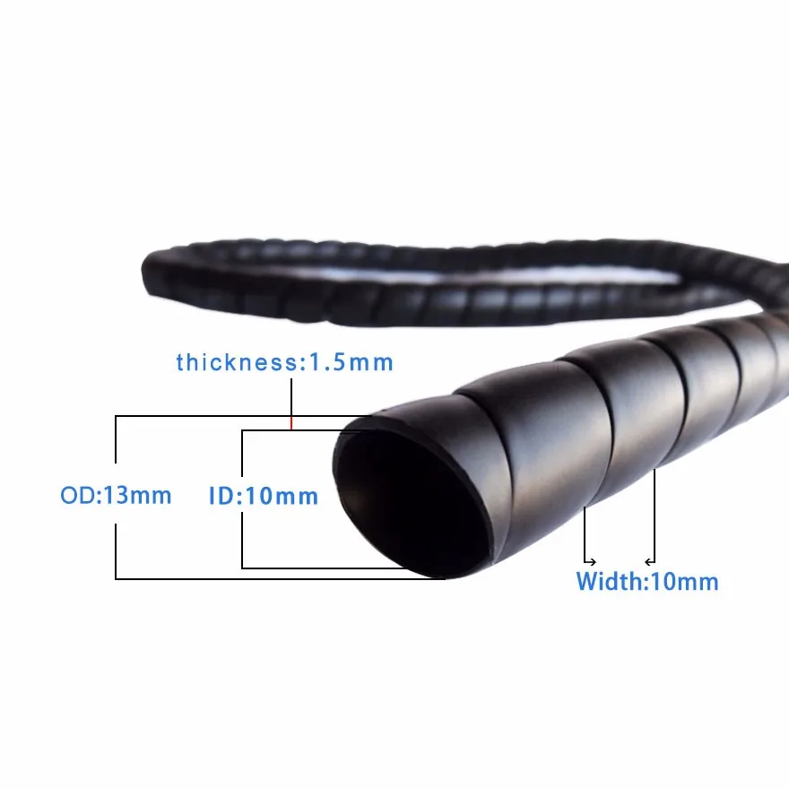 Factory Price Hydraulic Hoses Spiral Wrap Protection Guard Aging