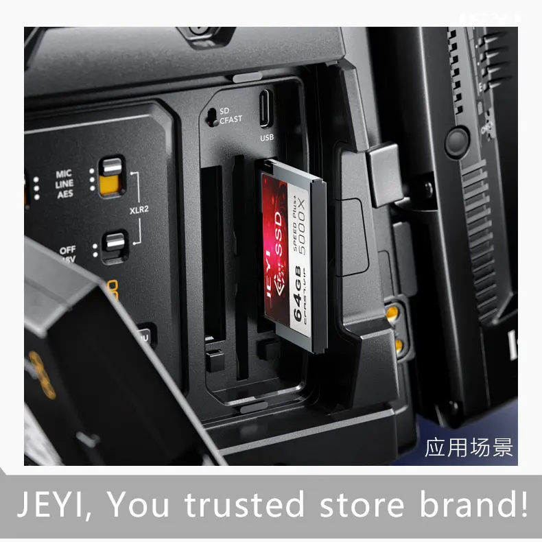 JEYI CFast particles digital video camera SSD 512G memory card SMI2246EN with SATA3 cache Industrial-grade military use CF2.0 - ANKUX.COM