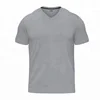 Mens wholesale customized high quality plain basic muscle fit short sleeve t shirt