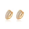 95281 xuping luxurious design 2 gram gold earring designs pakistani noble 18k hoop earring