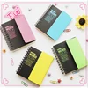 2018 Hot Sale In School Gift Stationery Creative Word Note Book Student Mini Size Spiral Plain Notebook Wholesale