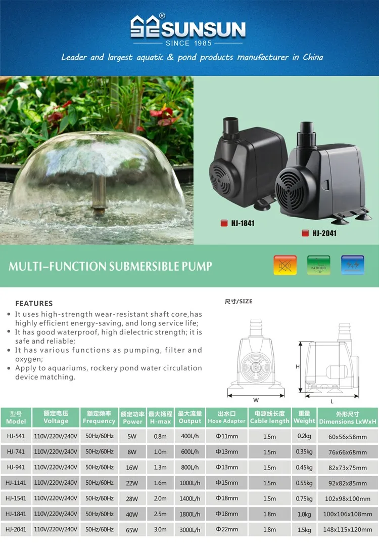 Sunsun Dc Air Cooler Submersible Water Pump Yh400mix Buy Dc Air