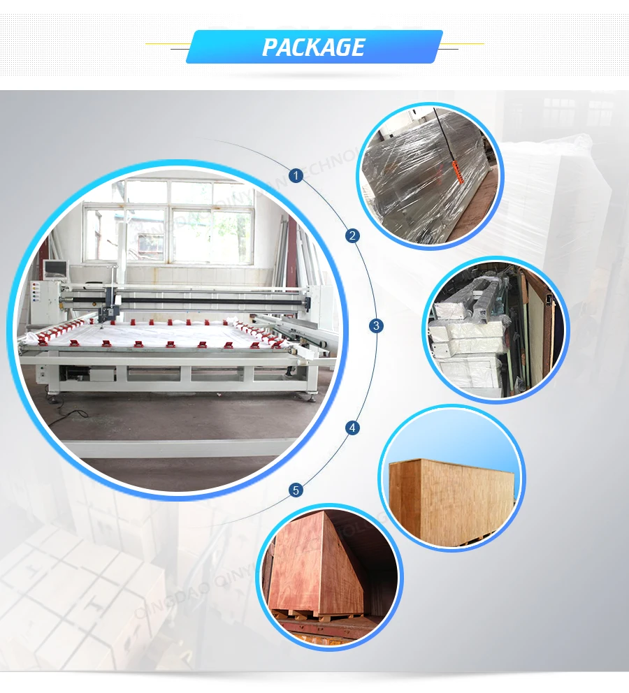 QY-26 High Precision Easy to Use Computer Controling Industrial Single Needle Quilting Making Machine