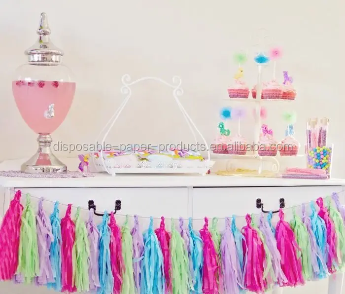 New Black White And Gold Tassel Garland Gatsby Decor,Party Decor