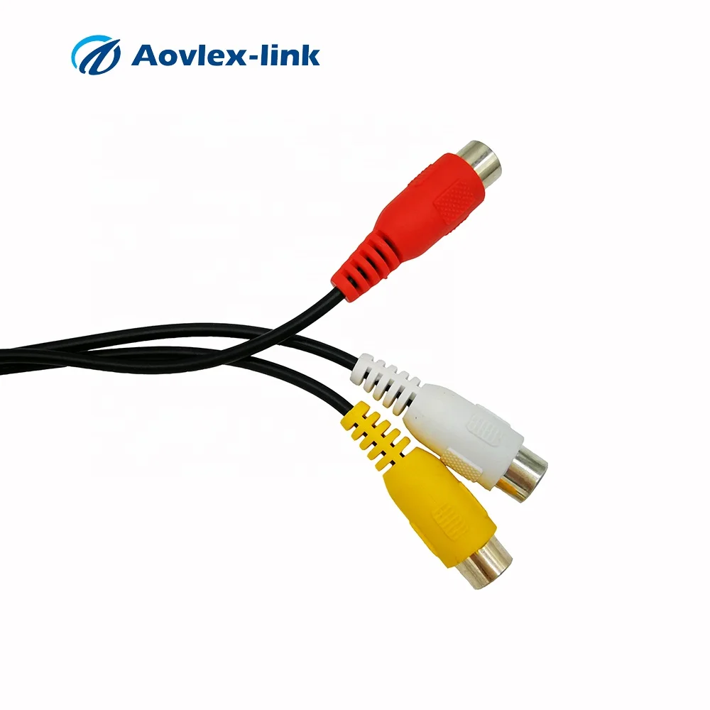 7pin Din To 3 Rca Cable Audio Svideo Cable Mini Din Cable For Separate