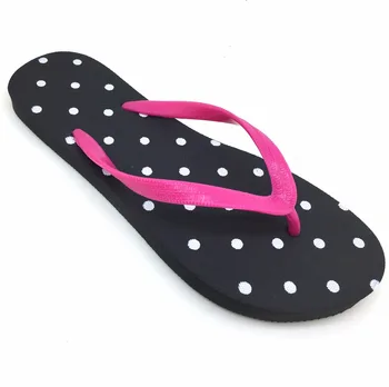 White Dot Print Women Rubber Flip Flops Women Fancy Bedroom Slippers Dubai Sale Slippers Buy Women Rubber Flip Flops Women Fancy Bedroom