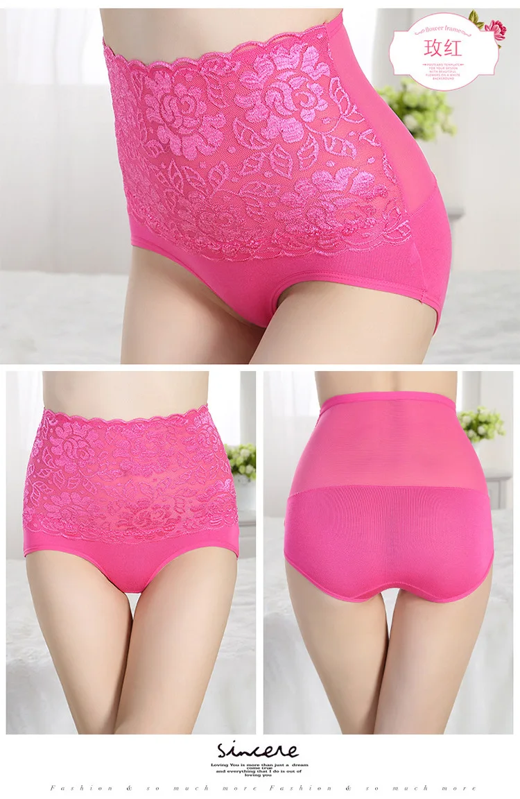 Womens 100 Lace Sexy High Waisted Soothing Underwear Panty5151 Buy Lace Underwearwomen 2419