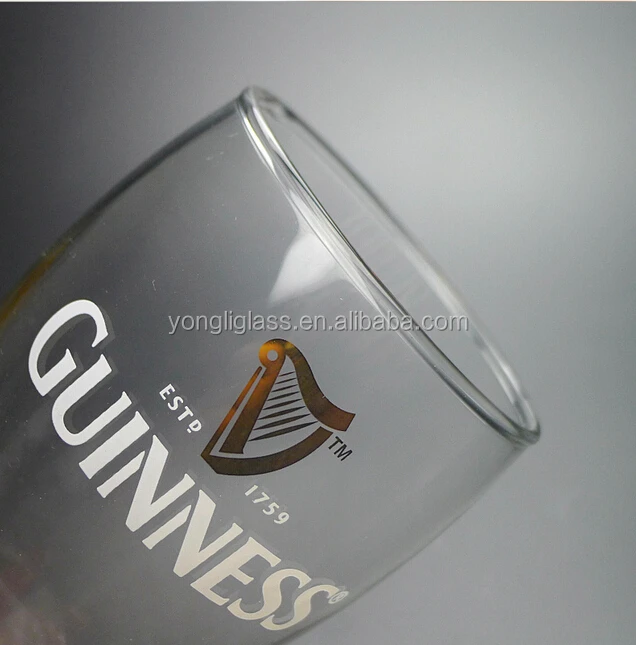 New products high quality 500ml clear beer glass cup , custom beer pint glasses glassware