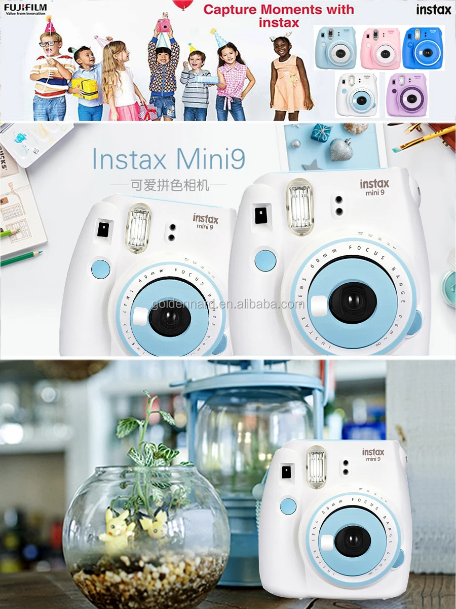 Wholesales fujifilm instax mini 9 /mini 8 / mini 7s instant camera