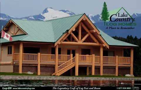 Western Red Cedar Log Home