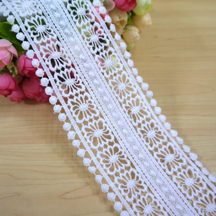 embroidered lace trim wholesale