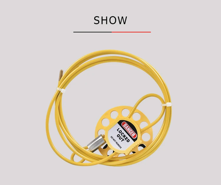 BOSHI Sanding Design Adjustable Stainless Steel Cable Lockout