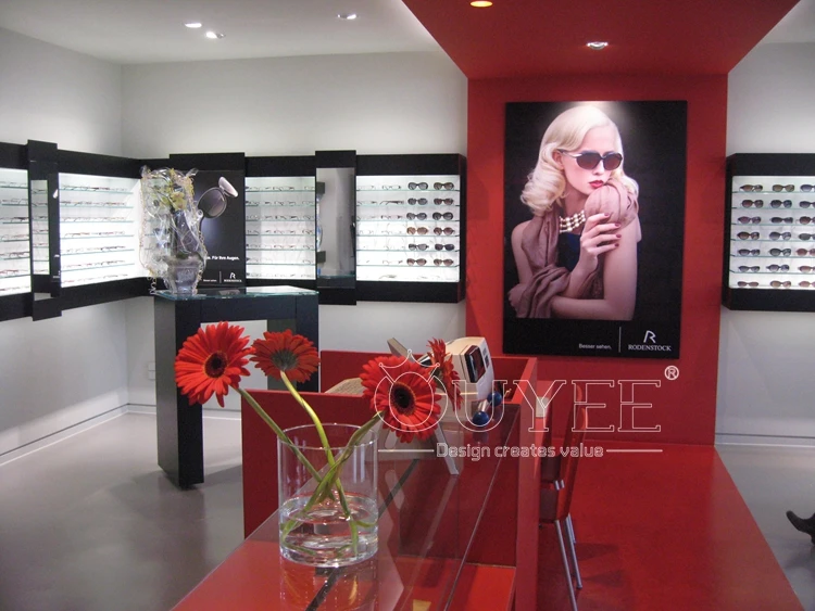 Retail Mall Sunglasses Eyewear Glasses Kiosk From Guangzhou Factory