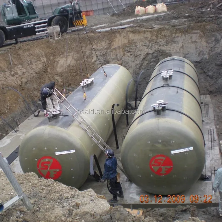 30m3 30000l Underground Buried Stainless Steel Fiberglass Sf Double