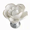 rural ceramic handles and knobs artist dresser pull porcelain kitchen dresser handle zinc knob American pink drawer pulls