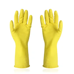 China Yellow Kitchen Gloves China Yellow Kitchen Gloves